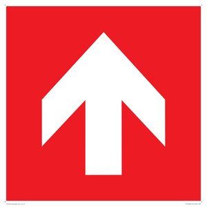 Up arrow (white on red background)